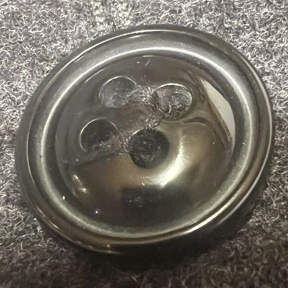 DKNY Charcoal Wool Cashmere Coat Belted Long Overcoat Size 12 NWOT Quiet Luxury - Picture 7 of 11